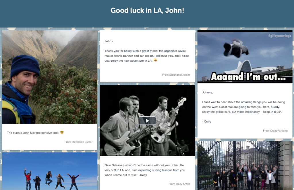 オンラインで寄せ書きができる Kudoboard が便利すぎる リッキーブログ