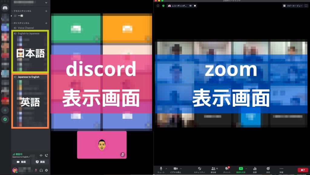 Zoom Discordで無料の同時通訳会議をセットアップする方法 リッキーブログ