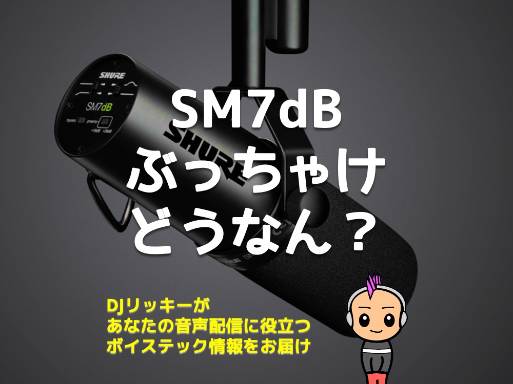 週末価格早い者勝ち】SHURE SM7dB 国内正規品 【12月まで保証あり】 週末